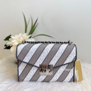 NWT Michael Kors Rose Medium Shoulder‎ Flap Chain bag